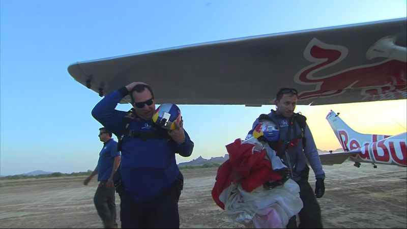 'No way to test until you do it' - Reaction after unsuccessful Red bull skydiving plane swap