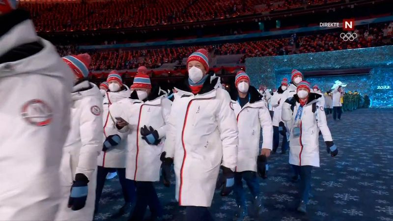 Her vinker den norske troppen farvel til OL i Beijing