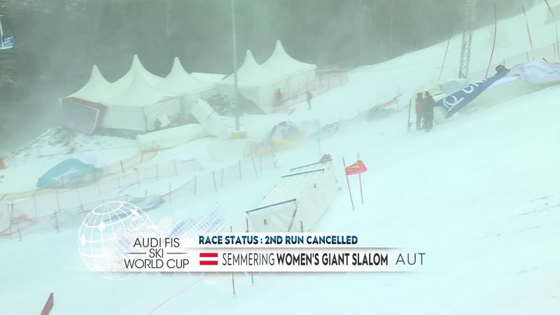 ‘Scenes of devastation’ - second run of GS in Austria cancelled after high winds