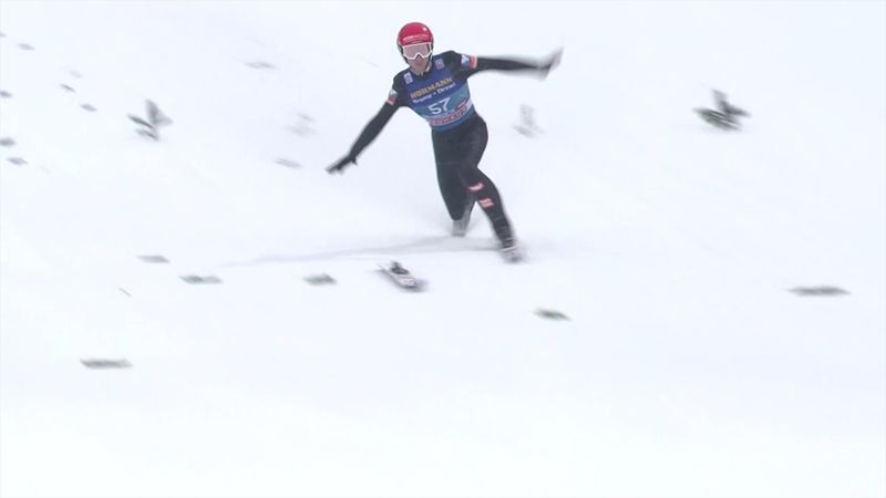 "Artistisch unfassbar": Fettner verhindert Sturz auf einem Ski