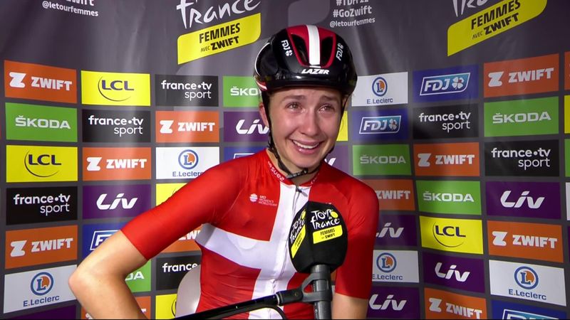 'Such a good comeback after a f****** s*** day' - Uttrup Ludwig on Stage 3 win
