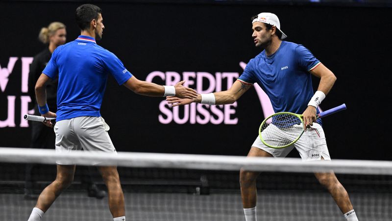 Djokovic / Berrettini - Sock / De Miñaur: Europa abre brecha (7-5 y 6-2; Global 8-4)