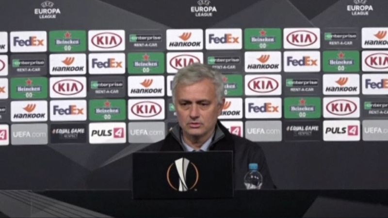 Mourinho: Some players feel they should not be playing in Europa League