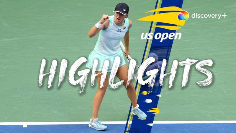 Highlights: Verdensetteren Iga Świątek vinder velspillet US Open-finale