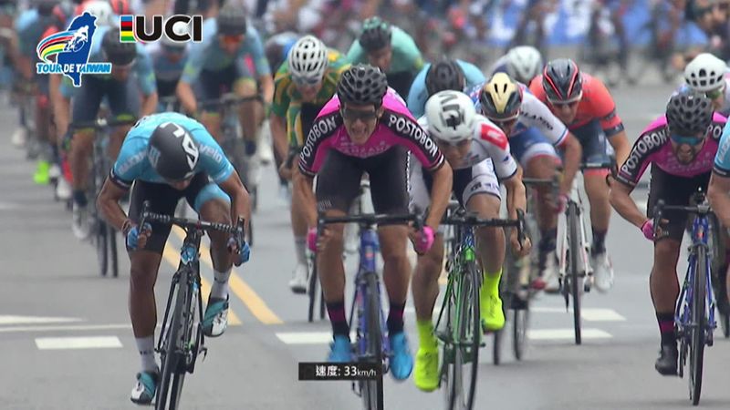 Tour de Taiwán 2019 (1ª etapa): Bryan Gómez gana el primer esprint