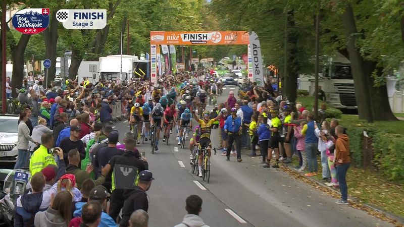 'Jumbo-Visma deliver' - Bouwman wins Tour of Slovakia stage 3