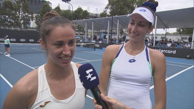 Eurosport, con Sara Sorribes y Georgina García: El origen de una prometedora pareja de dobles
