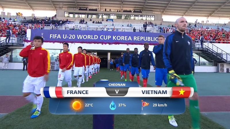 Vídeo Mundial Sub-20, Francia-Vietnam: Imparables y favoritos (4-0)