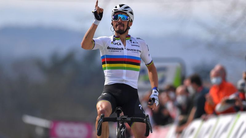 'That was brilliant!' - Alaphilippe produces stunning finish to beat Roglic