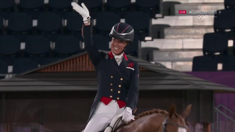 Dujardin nails routine to win history-making bronze for Britain