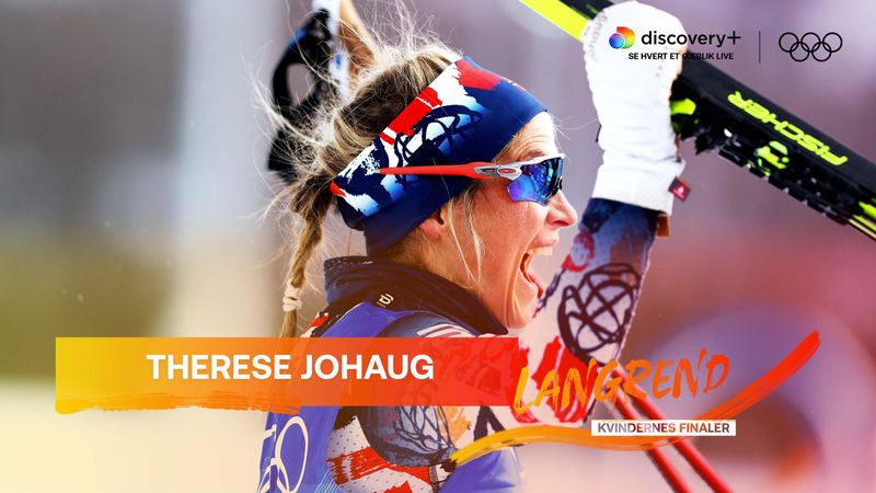 Imponerende tid: Therese Johaug vinder kvindernes 10 kilometer langrend