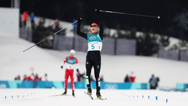 Olympia 2018: Frenzel lässt Watabe stehen und stürmt zu Gold