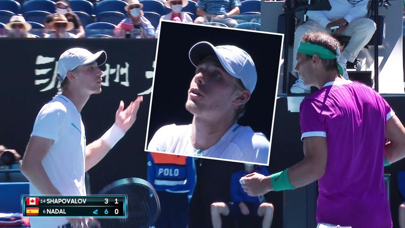 'You guys are all corrupt!' - Shapovalov in angry outburst at umpire over Nadal conduct