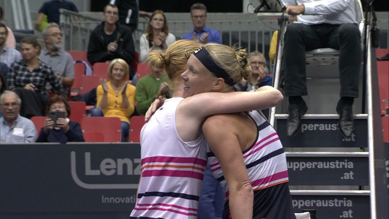 WTA Linz : Highlights Bertens defeated Uytvanck (with commentaries)