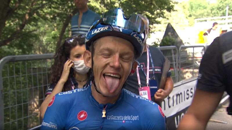 Giro d’Italia | Uithijgen met Bouwman na veiligstellen van zowel blauwe trui als ritwinst