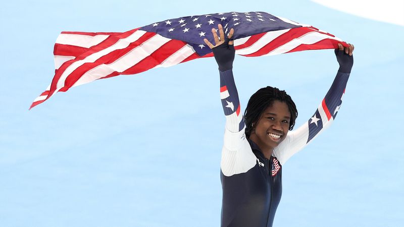 Débutante il y a 6 ans et championne olympique à Pékin : l'incroyable destin d'Erin Jackson