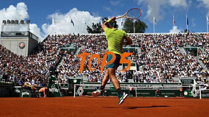 Top 5: Nadal gräbt den halben Sandplatz aus und punktet