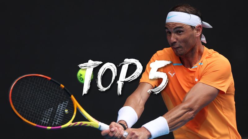 Nadal zeigt grandiose Reaktion am Netz - Top-5-Punkte vom Montag
