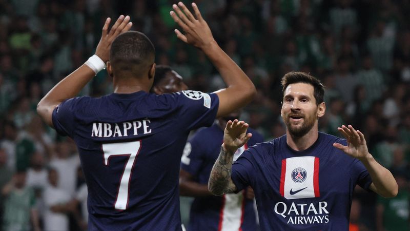 Resumen Maccabi Haifa-PSG: La sociedad Messi-Mbappé como mejor salvavidas (1-3)