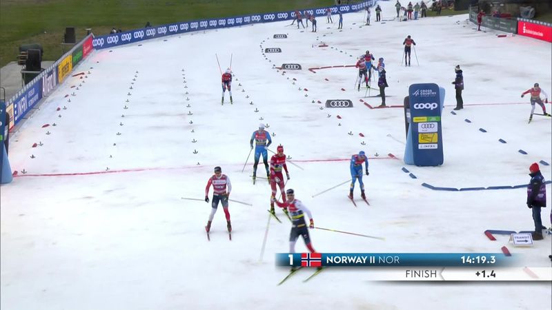 Горячий финиш России в спринте – впереди только Норвегия