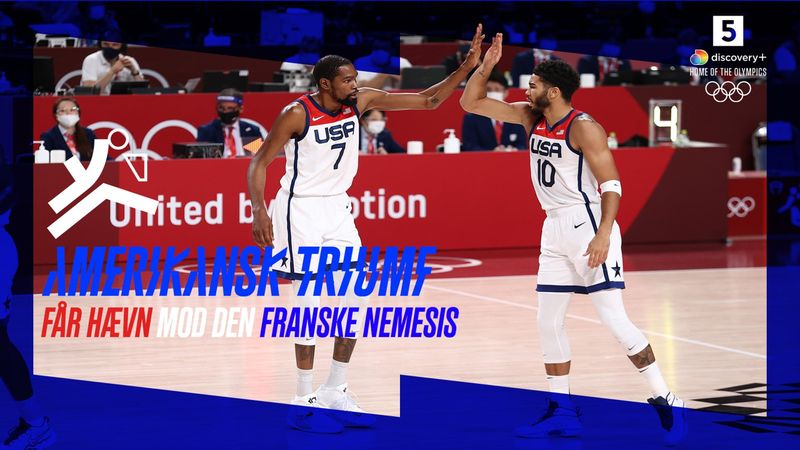 Highlights: Amerikansk OL-guld i basket efter sikker sejr over den franske nemesis