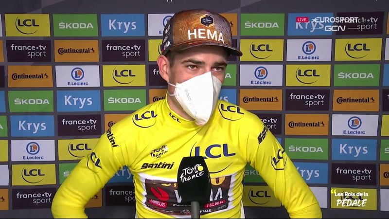 "Ma chute m'a fait perdre un peu de confiance" : Roglic encore leader mais affecté après la 5e étape