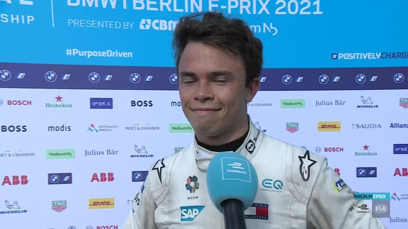 'It's really emotional' - New Formula E world champion Nyck De Vries speaks after claiming title.