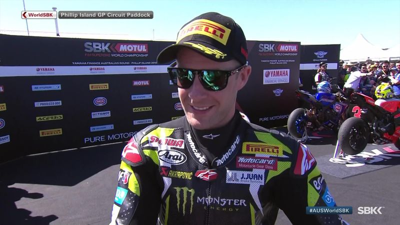 Rea: I've been riding very tense and scared all weekend