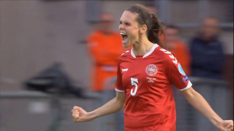 2017 Kadınlar Avrupa Futbol Şampiyonası: Danimarka - Avusturya (Özet)