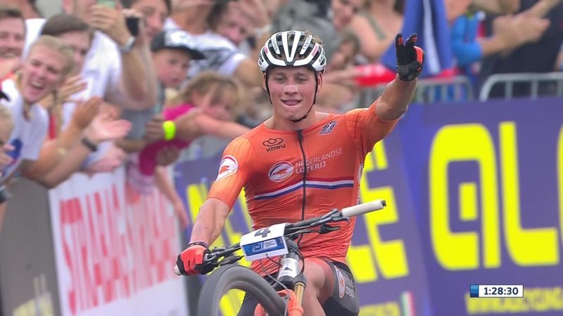 images Mathieu Van Der Poel Mtb Schedule mit wheelie zum titel van der poel sichert sich mtb em