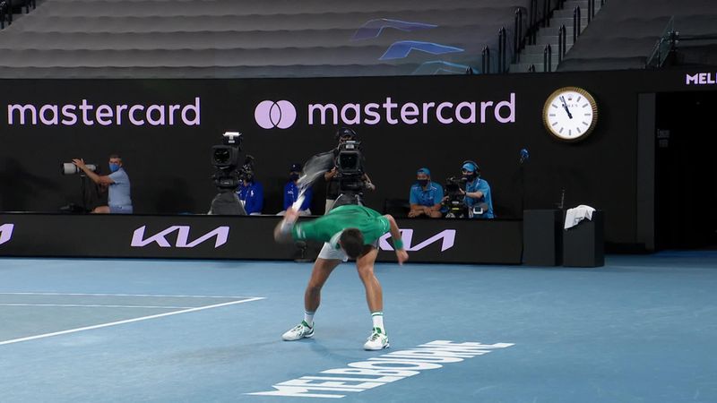 'Wow!' - Raging Djokovic destroys racket in furious reaction