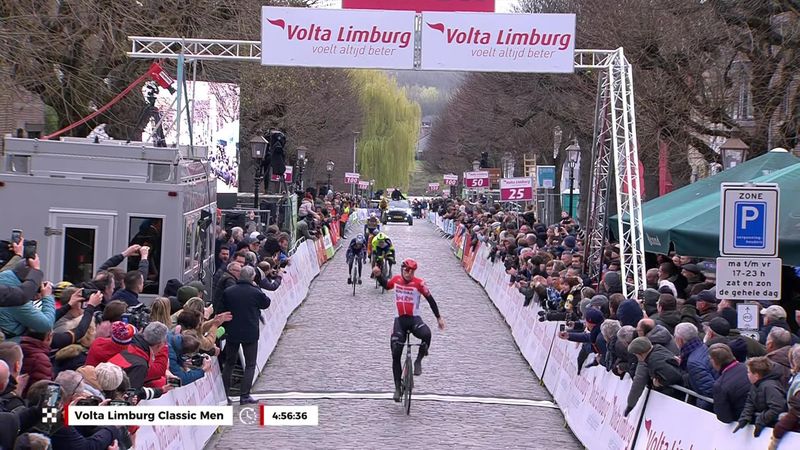 Volta Limburg Classic | Arnaud de Lie wint sprint uit kopgroep, Dumoulin zesde