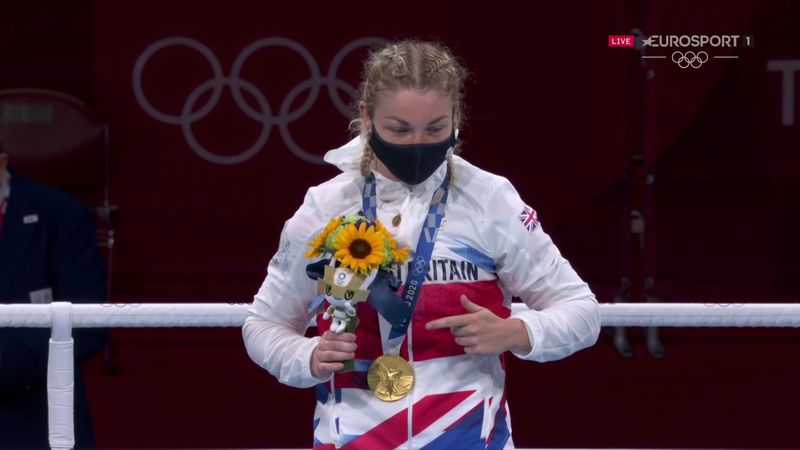 'An incredible moment' - GB's Price receives boxing gold medal