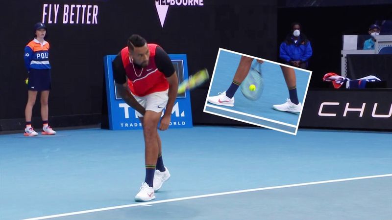 'It's a circus!' - Kyrgios wins point with unbelievable underarm-tweener serve