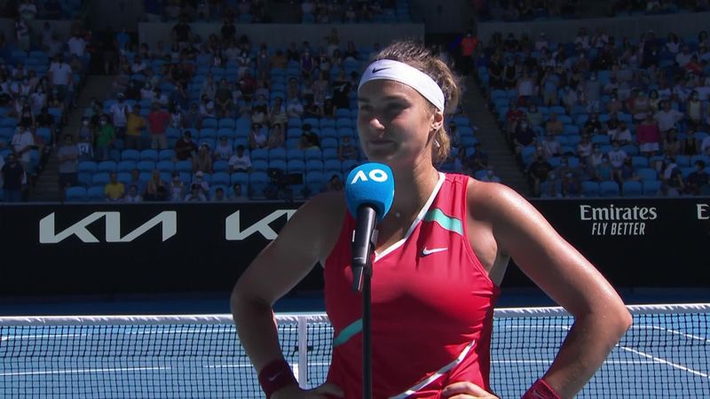 'I'm happy I made only 10 double-faults!' - Sabalenka jokes about her serving