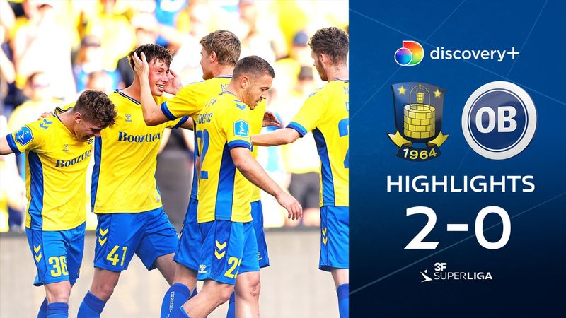 Highlights: Fremragende Oscar Schwartau-mål da Brøndby sejrede over OB