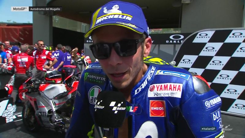 Rossi : "Avec le pneu avant 'dur', j'ai galéré, mais c'était le bon choix en fin de course"