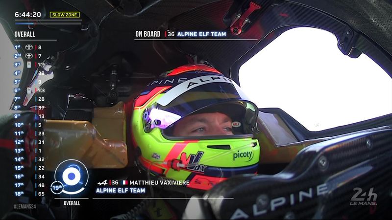 Desastre de Alpine en Le Mans: Matthieu Vaxiviere se estrella tras tocarse con un doblado