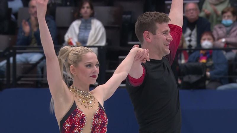 The routine which saw Knierim, Frazier top the standings at the World Figure Skating Championships