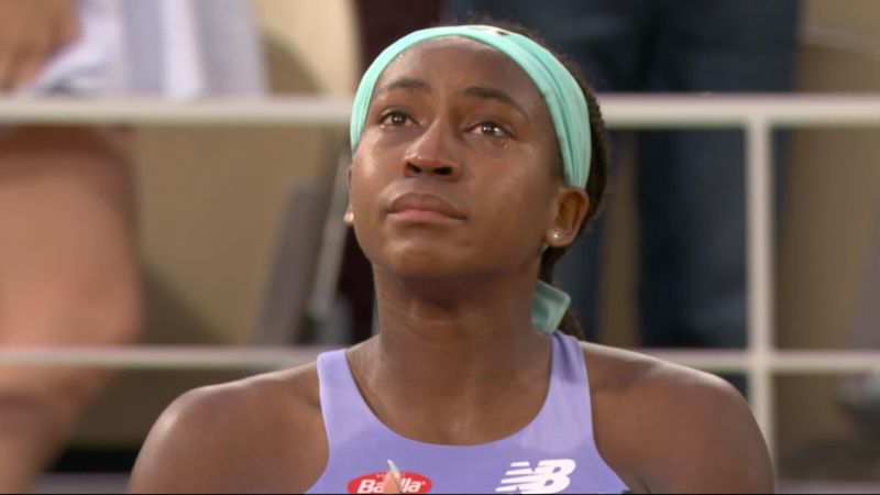'She can be so proud of herself' - Gauff in tears after defeat to Swiatek in French Open final