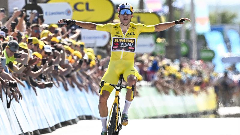 Quel numéro de Van Aert dans la 4e étape : le maillot jaune a réveillé le Tour