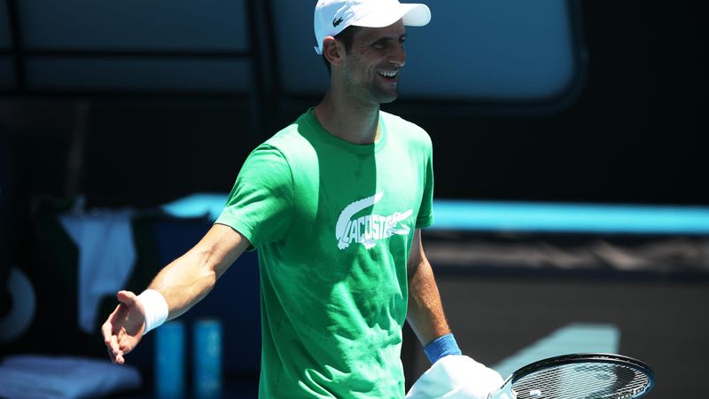 Djokovic, Nadal y Osaka siguen su puesta a punto para el Open de Australia