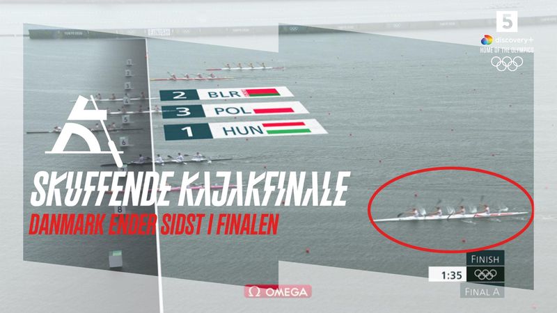Skuffende dansk finale: Danmark ender sidst i finaleheat