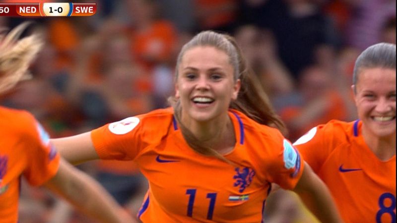 2017 Kadınlar Avrupa Futbol Şampiyonası: Hollanda - İsveç (Özet)