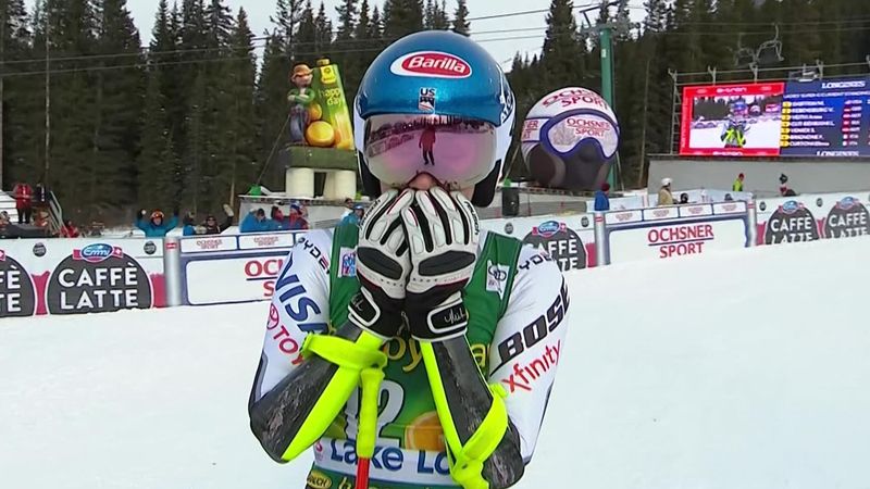 Mikaela Shiffrin gana en Lake Louise el primer supergigante de su carrera