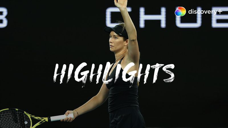 Highlights: Collins spiller sig i sin første Grand Slam-finale med sejr over Świątek
