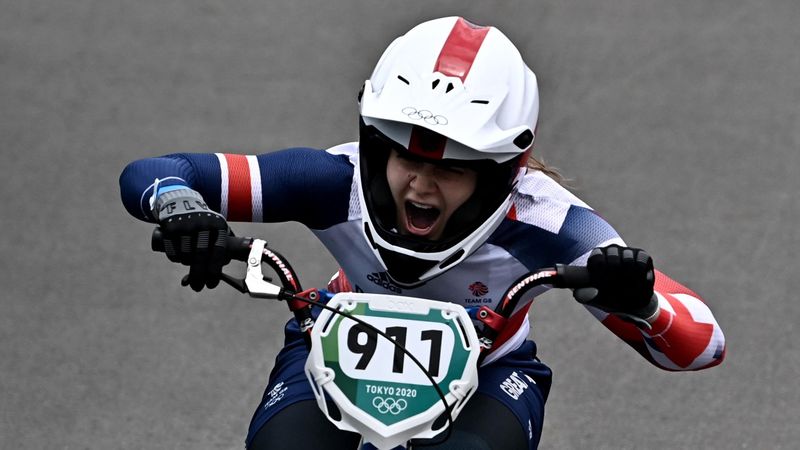 ‘Look what it means!’ - Shriever wins stunning gold for GB in BMX