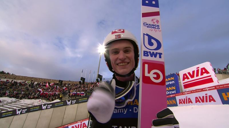 Watch Norway's Tande's winning ski jump in Oslo