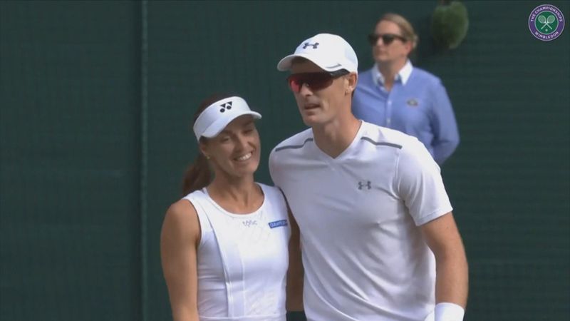 Wimbledon: Martina Hingis ve Jamie Murray - Jocelyn Rae ve Ken Skupski (Özet)