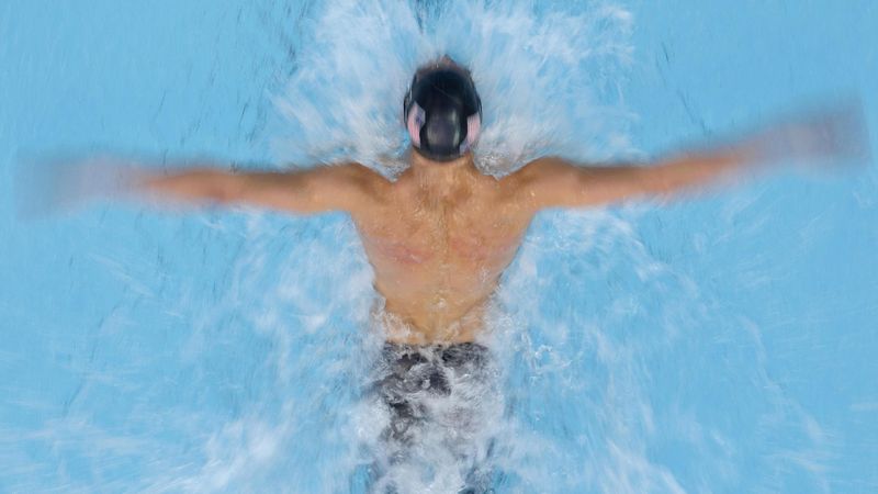 Phelps gegen Cavic: 100 Meter Schmetterling von Peking 2008